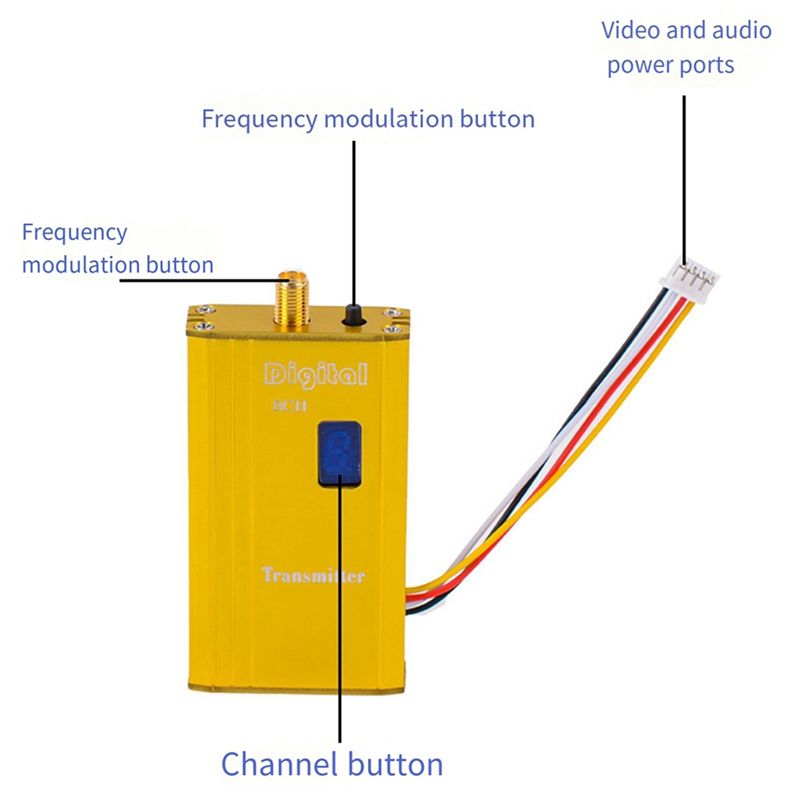 Drone Kit Professional - ABXE-FPV 1.2GHZ 1.2G 1500Mw 8CH Transmissor