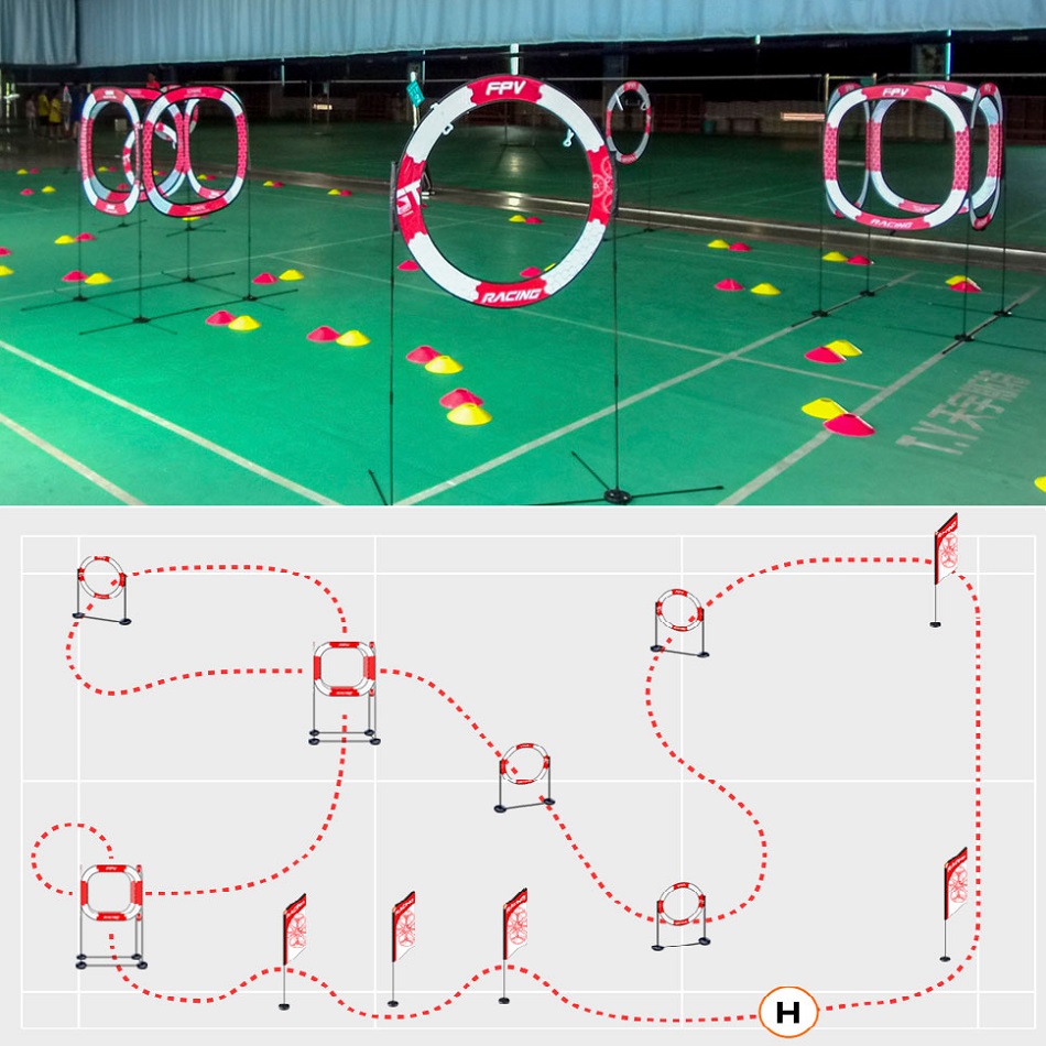 Portão de Corrida FPV para Tin - Drone Kit Vtol avaliação e preço